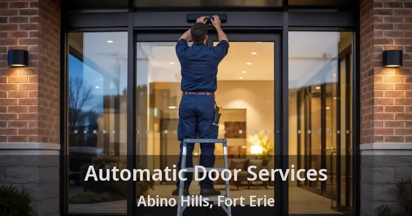 Automatic Door Services Abino Hills, Fort Erie - ON