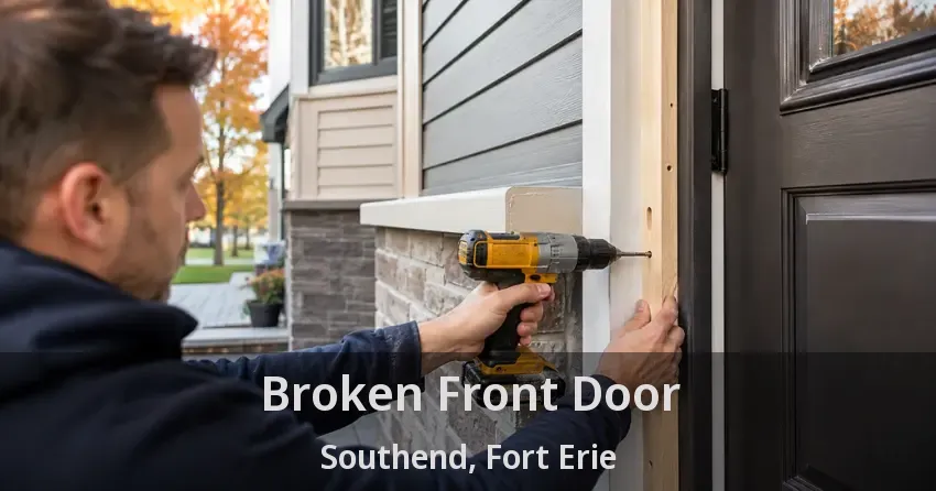 Broken Front Door Southend, Fort Erie - ON