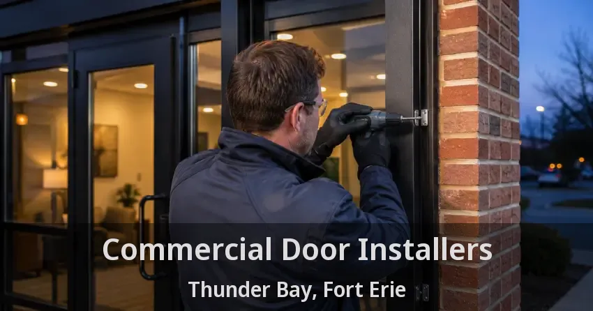 Commercial Door Installers Thunder Bay, Fort Erie - ON