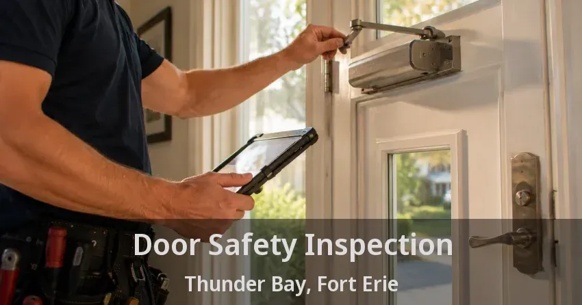 Door Safety Inspection Thunder Bay, Fort Erie - ON