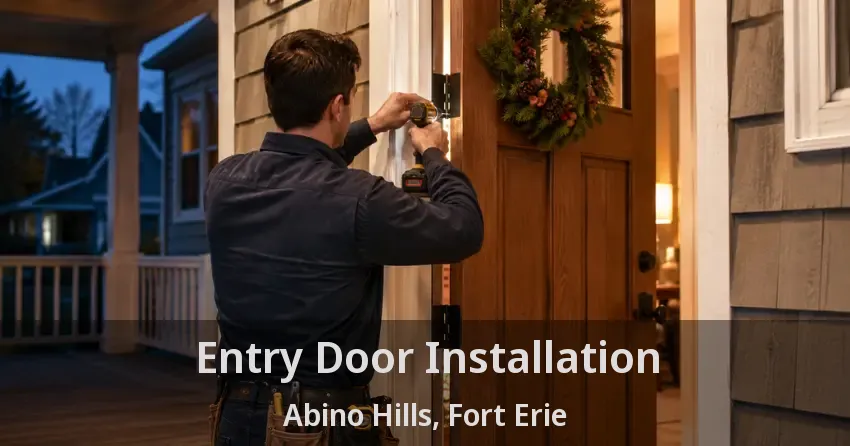 Entry Door Installation Abino Hills, Fort Erie - ON