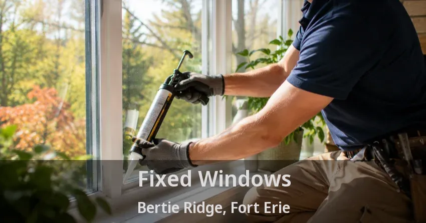 Fixed Windows Bertie Ridge, Fort Erie - ON