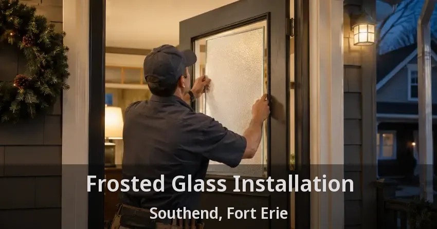 Frosted Glass Installation Southend, Fort Erie - ON
