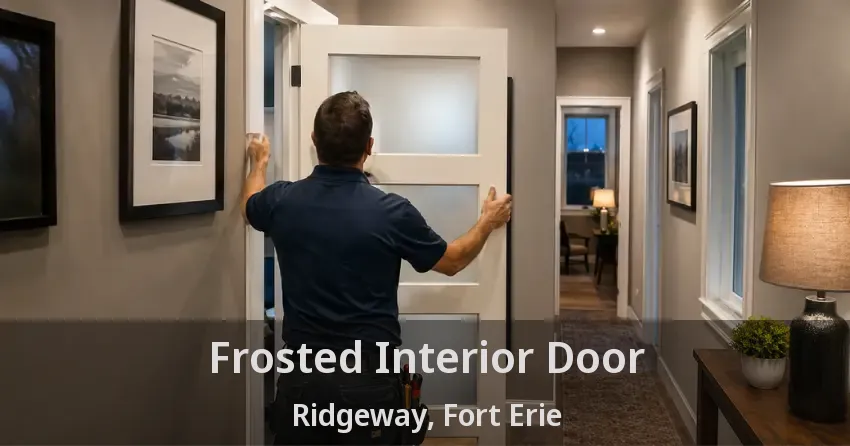 Frosted Interior Door Ridgeway, Fort Erie - ON