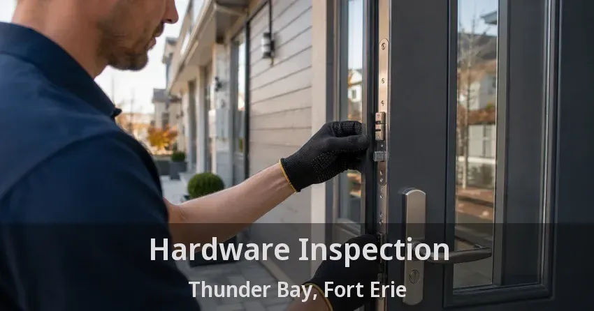 Hardware Inspection Thunder Bay, Fort Erie - ON