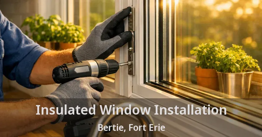 Insulated Window Installation Bertie, Fort Erie - ON