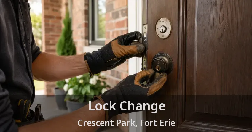 Lock Change Crescent Park, Fort Erie - ON