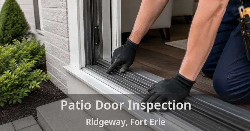 Patio Door Inspection Ridgeway, Fort Erie - ON