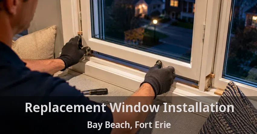 Replacement Window Installation Bay Beach, Fort Erie - ON