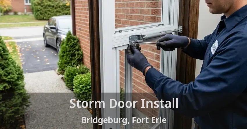 Storm Door Install Bridgeburg, Fort Erie - ON