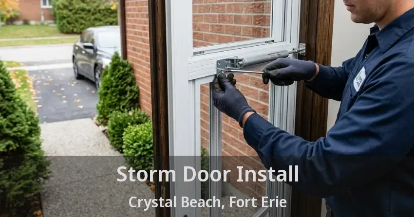 Storm Door Install Crystal Beach, Fort Erie - ON