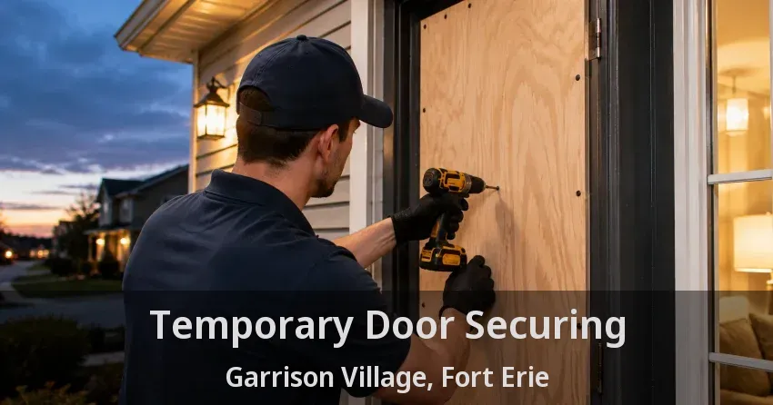 Temporary Door Securing Garrison Village, Fort Erie - ON