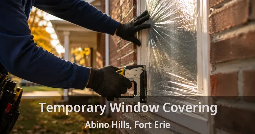 Temporary Window Covering Abino Hills, Fort Erie - ON