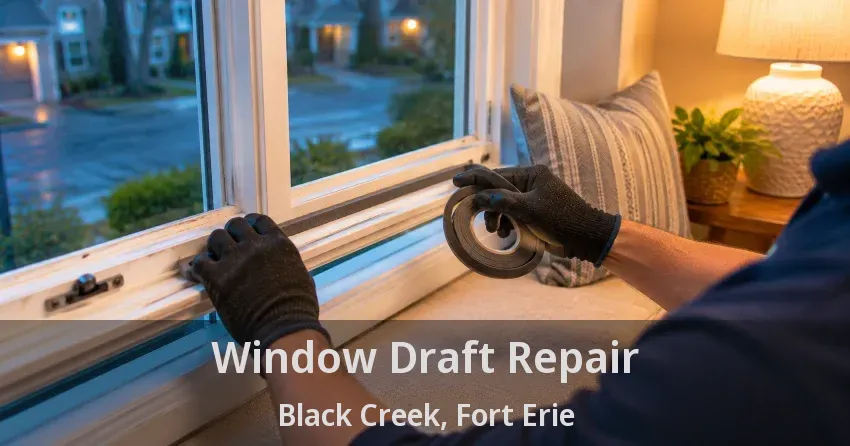 Window Draft Repair Black Creek, Fort Erie - ON