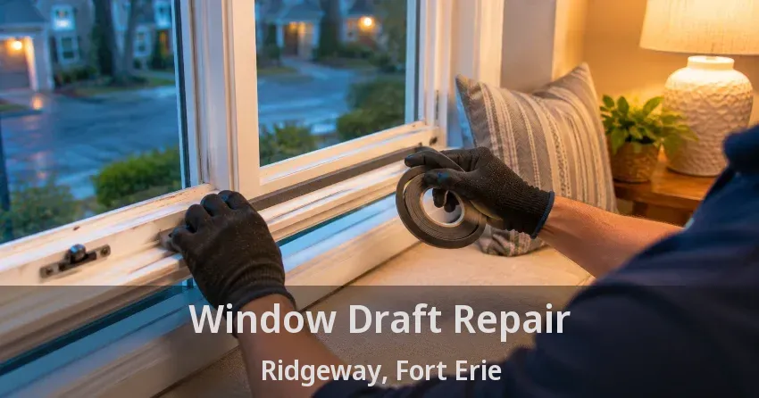 Window Draft Repair Ridgeway, Fort Erie - ON