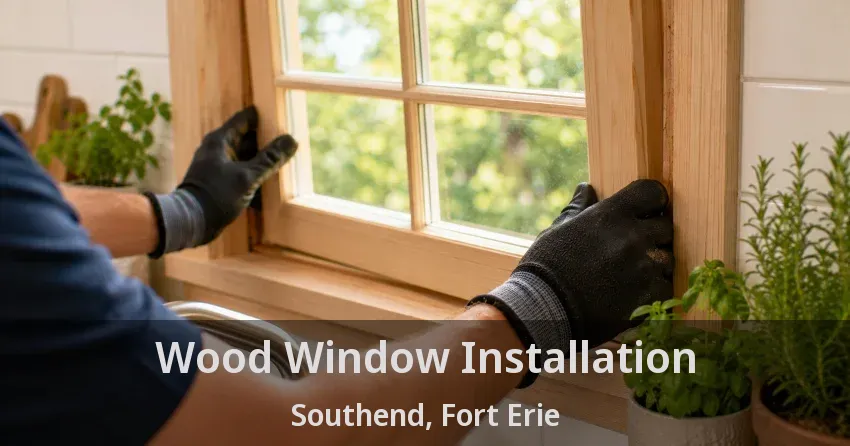 Wood Window Installation Southend, Fort Erie - ON